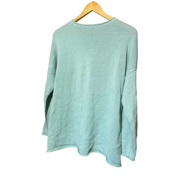 Eileen Fisher Petite Crewneck Drop Shoulder Pullover Sweater Size Small Petite - Picture 6 of 9